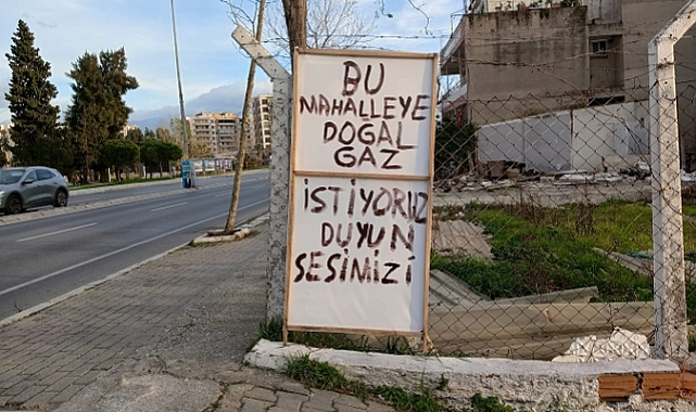 Bayraklı’da Doğalgaz Çığlığı