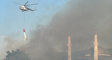 Zirai alanda çıkan yangın kontrol altına alındı