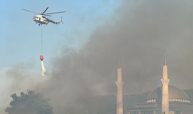 Zirai alanda çıkan yangın kontrol altına alındı