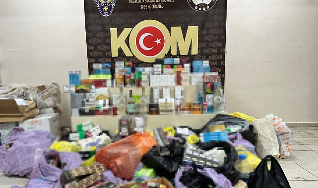 İzmir'de kaçakçılık operasyonu