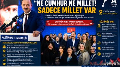 Anahtar Parti Lideri Kastamonu’da Konuştu