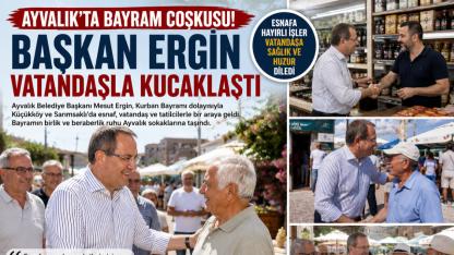 Başkan Ergin Sokakta Vatandaşla Buluştu