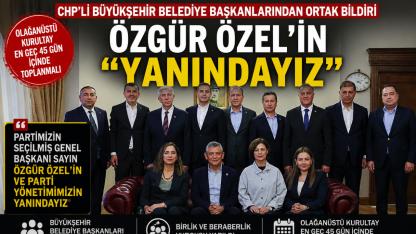 Büyükşehir Başkanlarından Ortak Mesaj