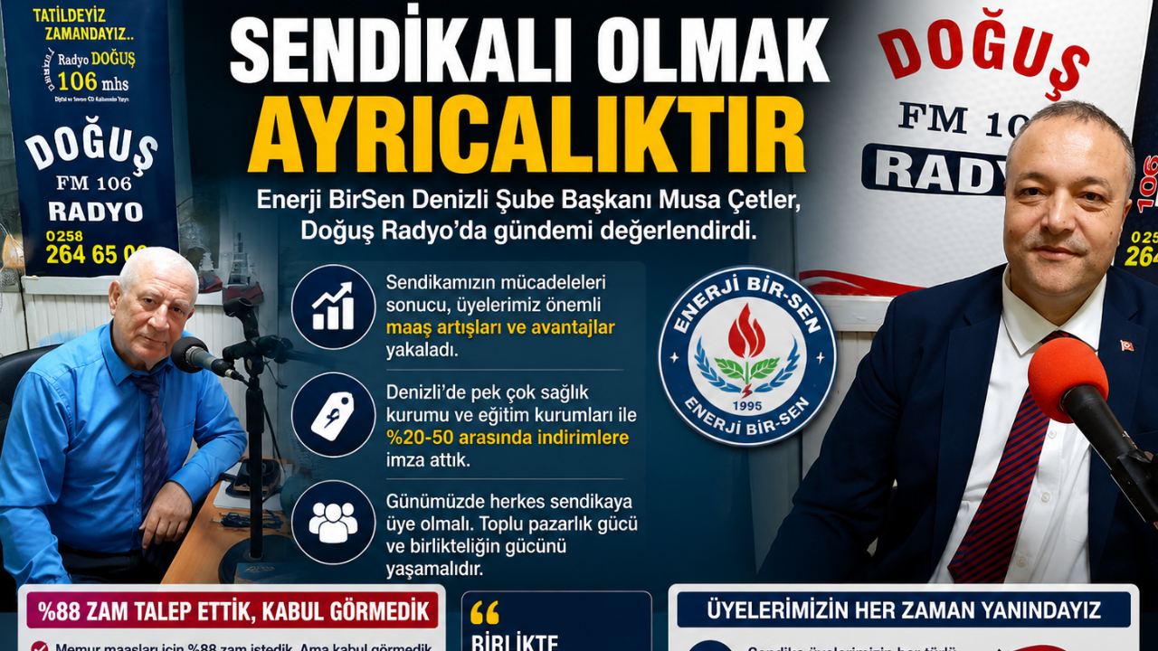 Enerji Bir-Sen’den Maaş ve Hak Çıkışı