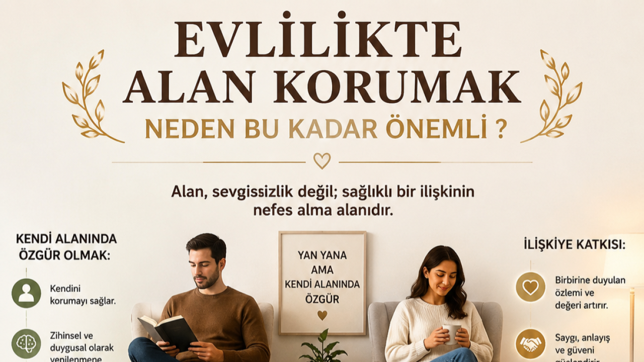 EVLİLİKTE ALAN KORUMAK NEDEN BU KADAR ÖNEMLİ ?
