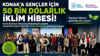 Gençlerin iklim projelerine 50 bin dolarlık destek