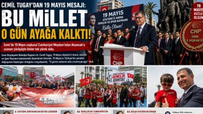 İzmir’de Gençlik Yürüyüşü Binleri Buluştu