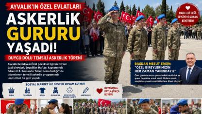 Özel Çocukların Askerlik Heyecanı Yürekleri Isıttı