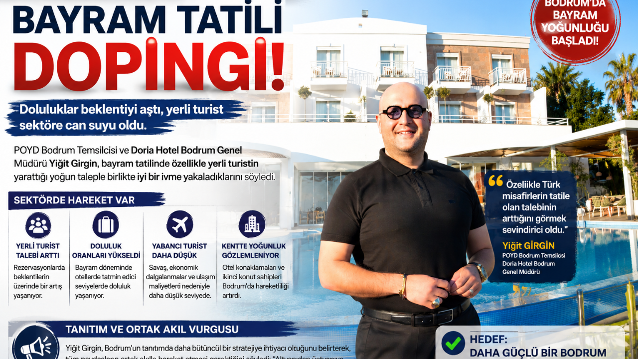 Yerli Turist Bodrum’u Hareketlendirdi