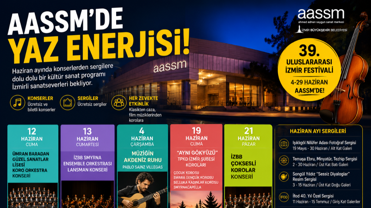 AASSM’de Haziran Boyunca Kültür Şöleni