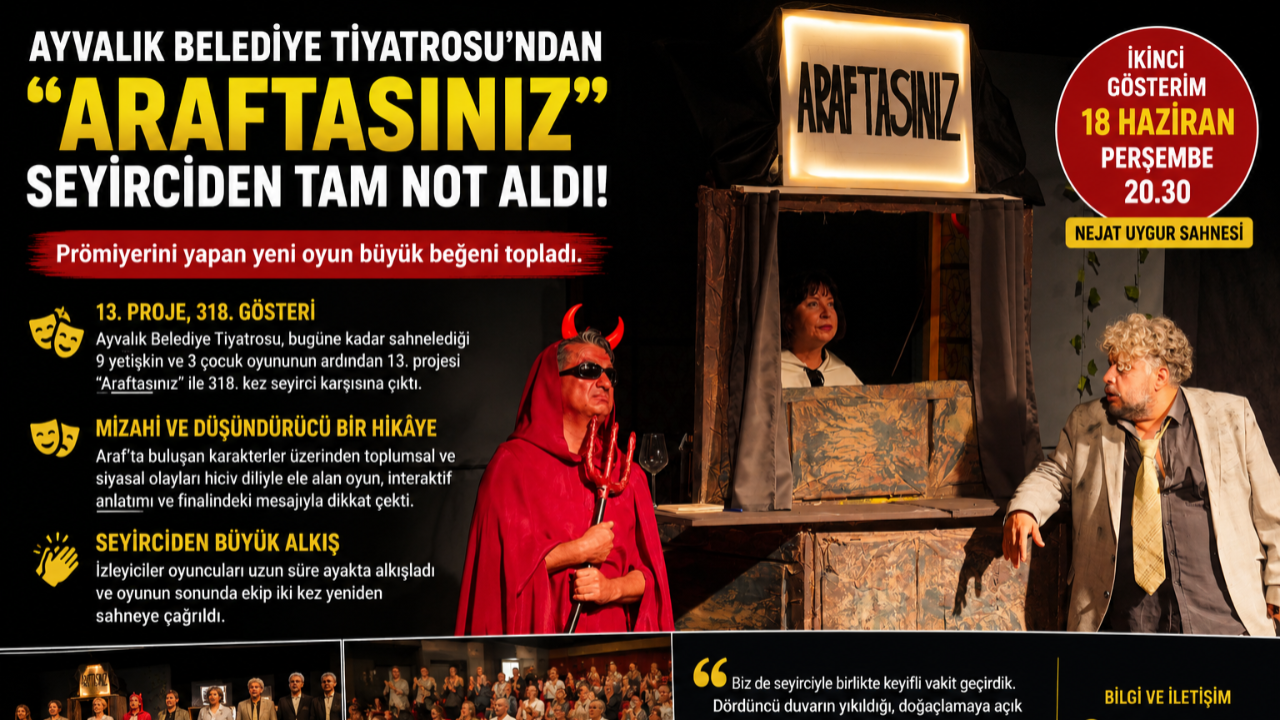 Ayvalık’ta “Araftasınız” Fırtınası