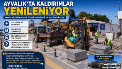 Ayvalık’ta Yayalara Nefes Aldıracak Düzenleme