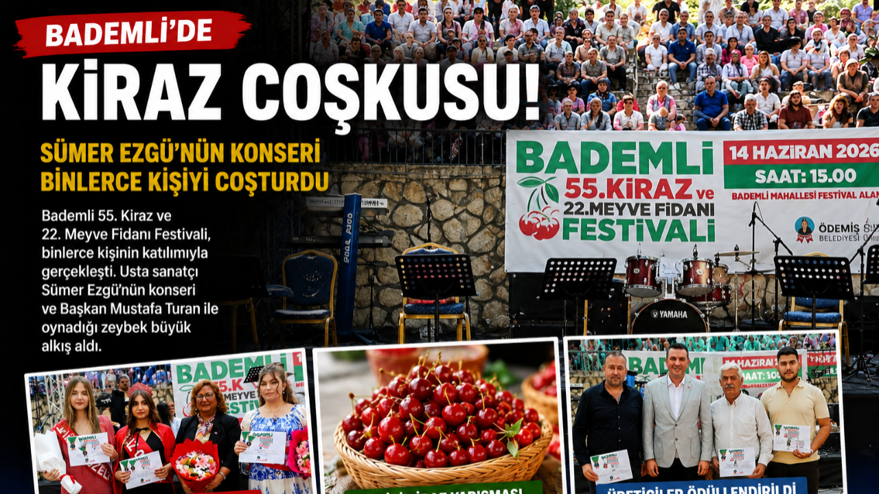 Bademli’de Kiraz Coşkusu
