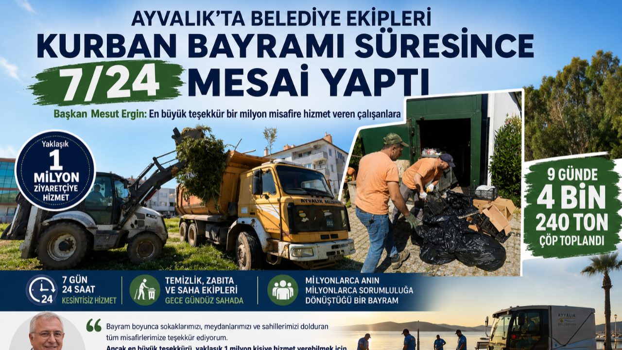 Başkan Ergin’den Bayram Kahramanlarına Teşekkür