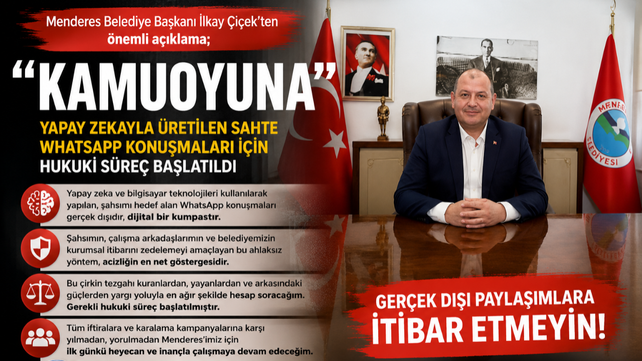 Başkan İlkay Çiçek’ten Sert Çıkış