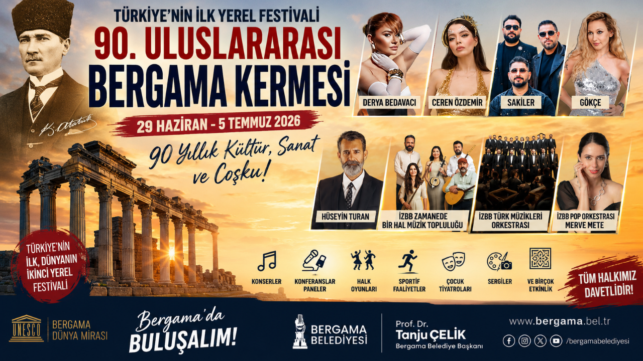 Bergama Bir Hafta Boyunca Festivale Doyacak