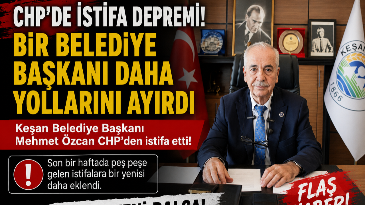 Bir Belediye Başkanı Daha Partiyle Yollarını Ayırdı