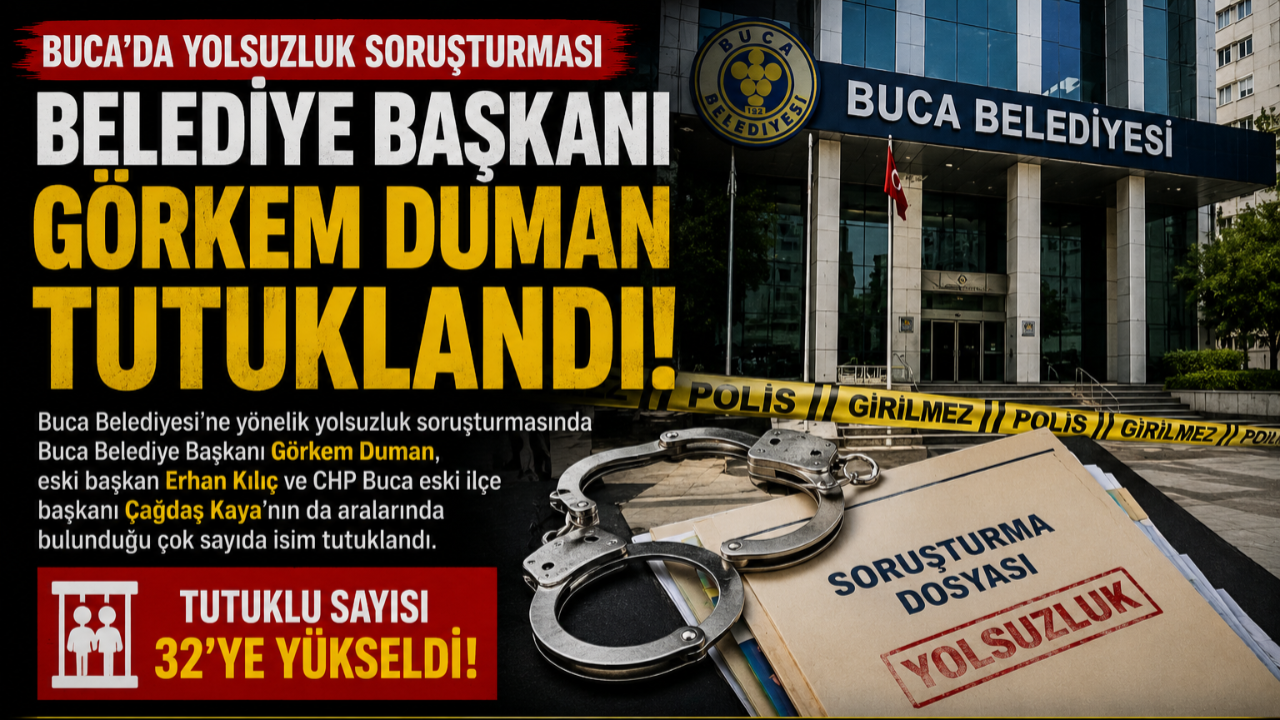 Buca Belediyesi Dosyasında Şok Karar: Başkan ve Eski Başkan Cezaevinde