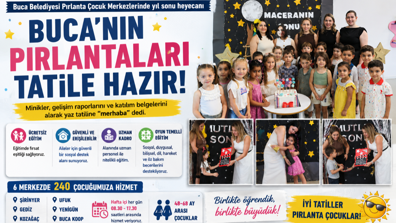 Buca’nın Pırlantaları Yaz Tatiline Coşkuyla Uğurlandı
