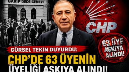 CHP'de 63 Üyenin Parti Üyeliği Askıya Alındı