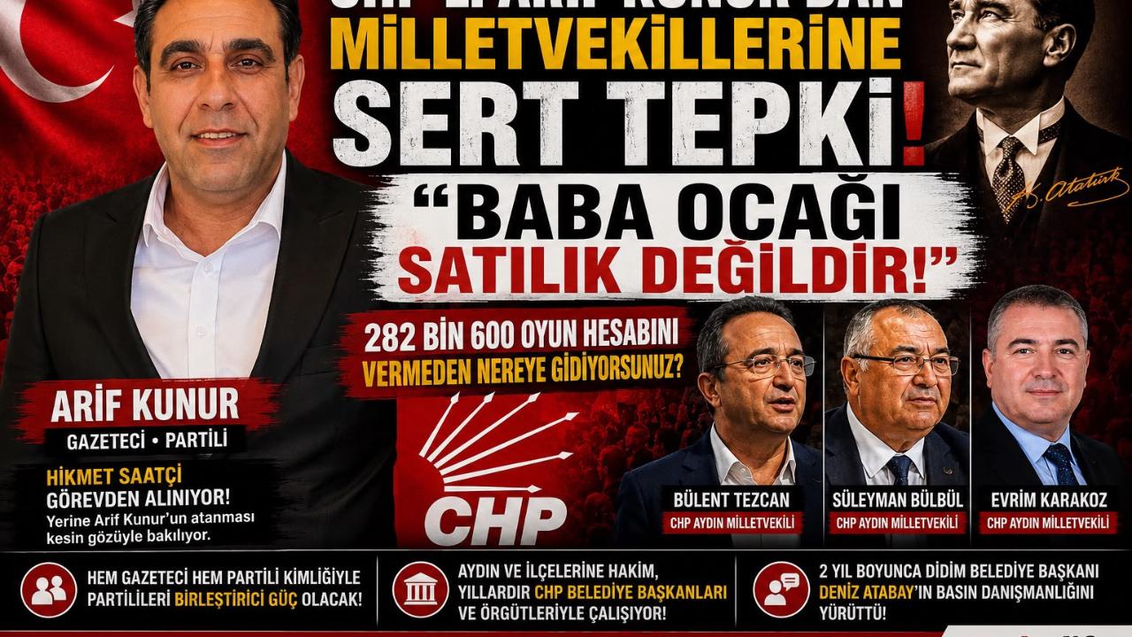 CHP'li Arif Kunur'dam Milletvekillerine Sert Tepki