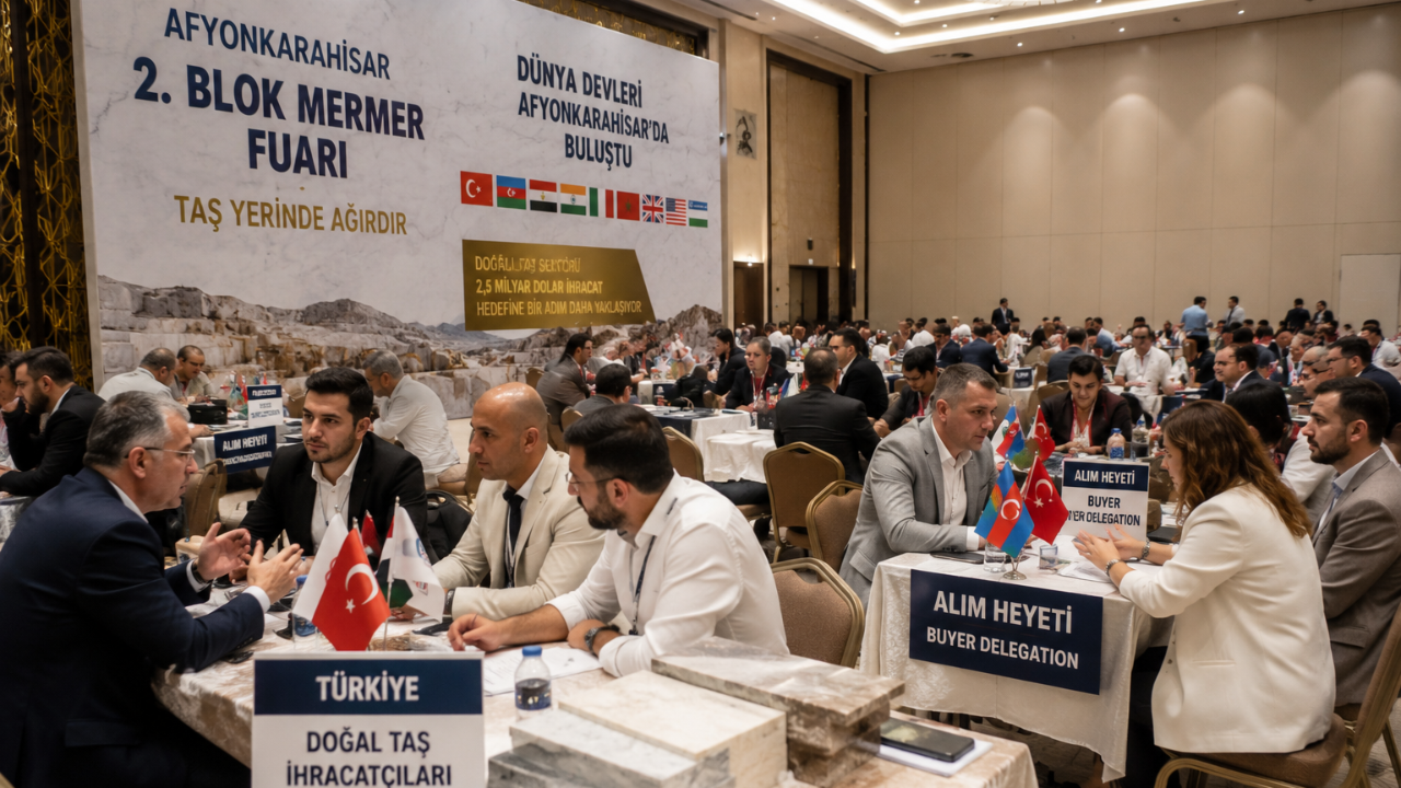 Dünya Mermer Devleri Afyon’da Buluştu