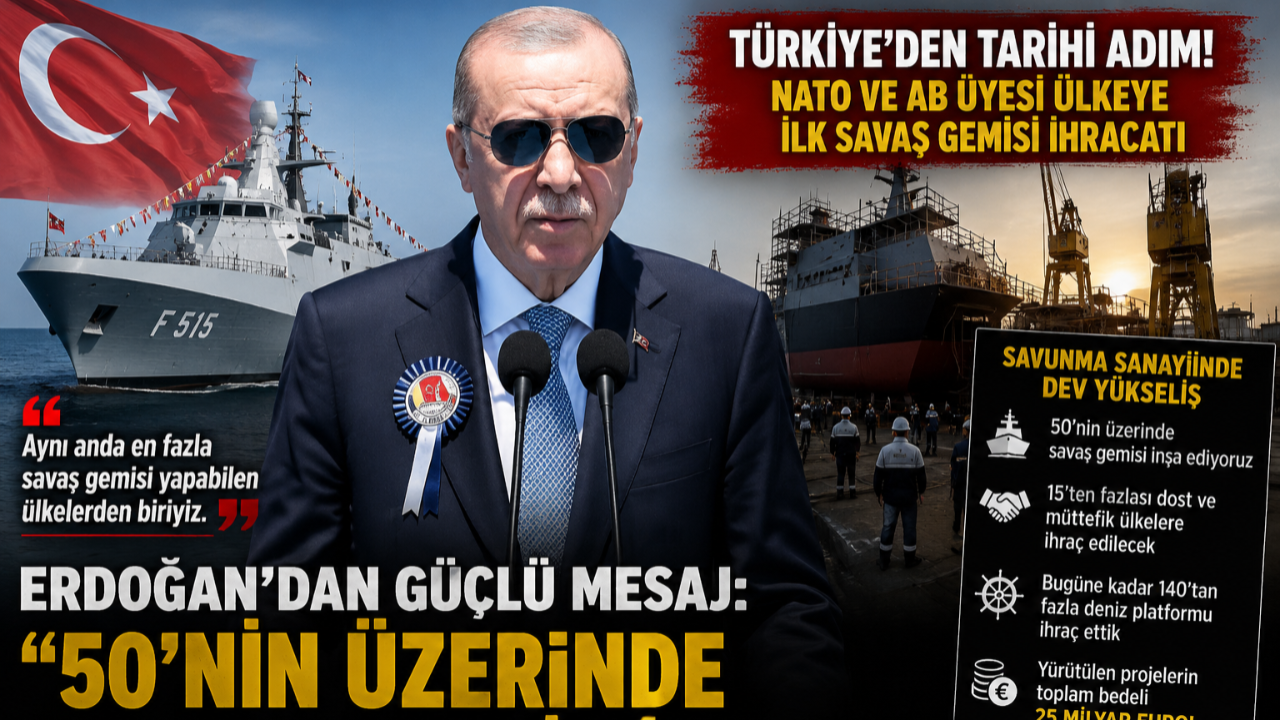 Erdoğan’dan Savunma Sanayiinde Güç Gösterisi