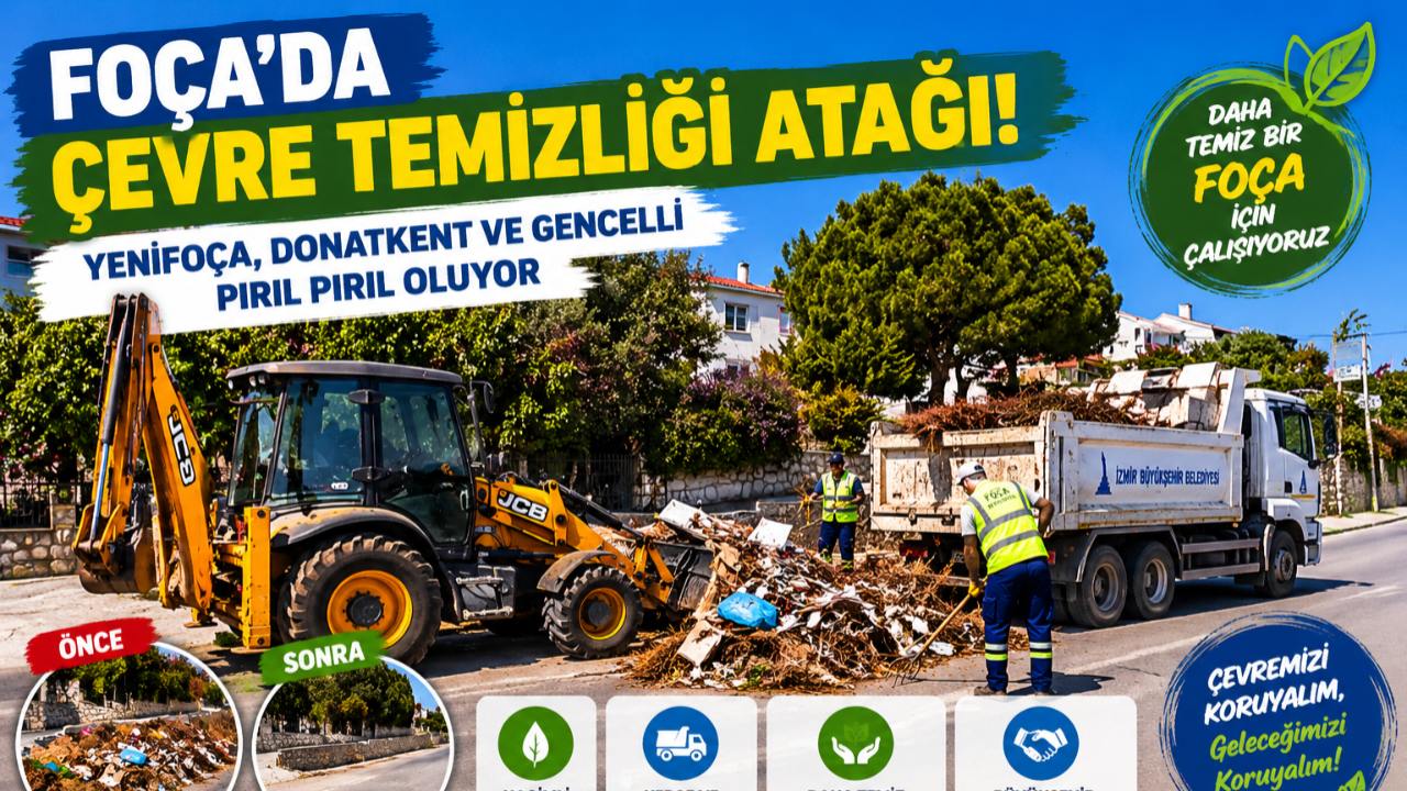 Foça’da Çevre Seferberliği