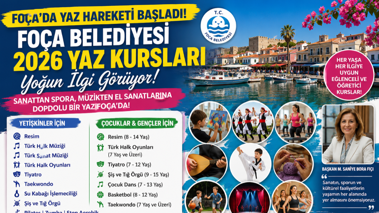 Foça’da Yaz Hareketi Başladı