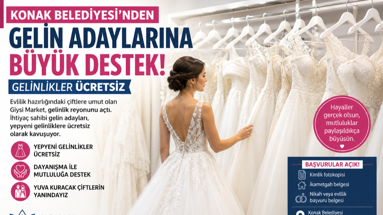 Gelinlikler Ücretsiz Dağıtılacak