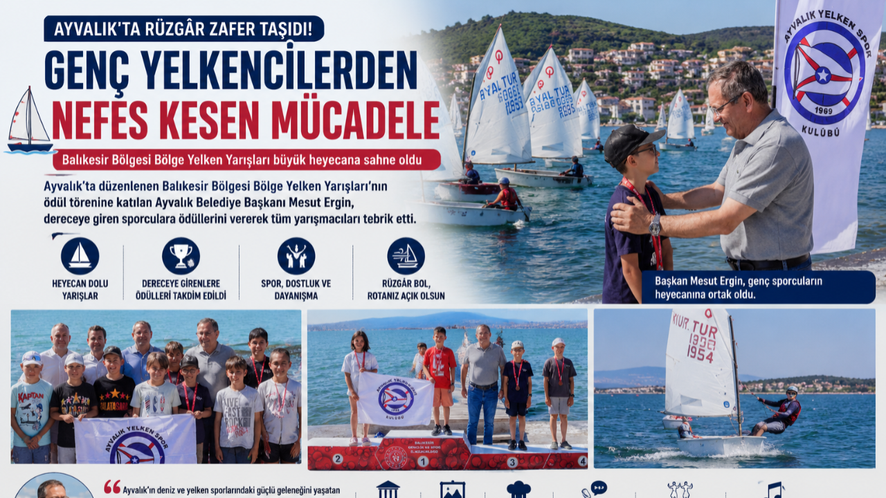 Genç Yelkencilerden Nefes Kesen Mücadele
