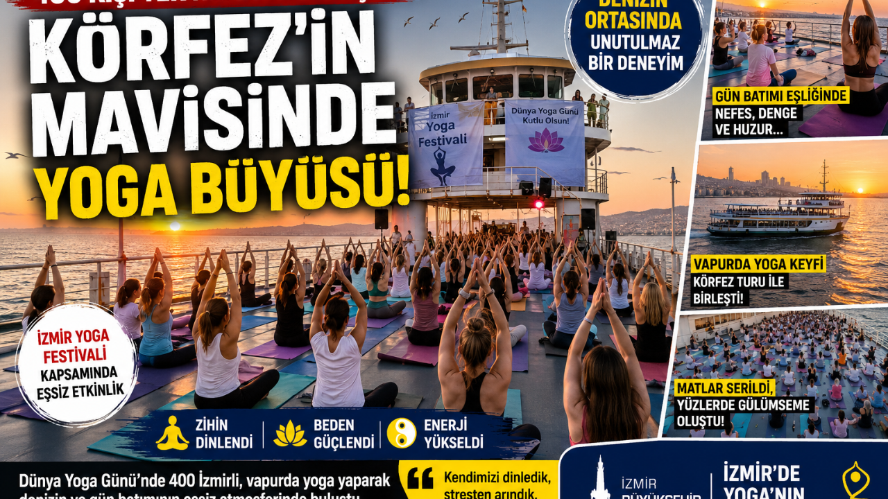 Gün Batımında Yoga Büyüledi