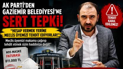 "Hesap vermek yerine meclis üyemizi tehdit ediyorlar!"