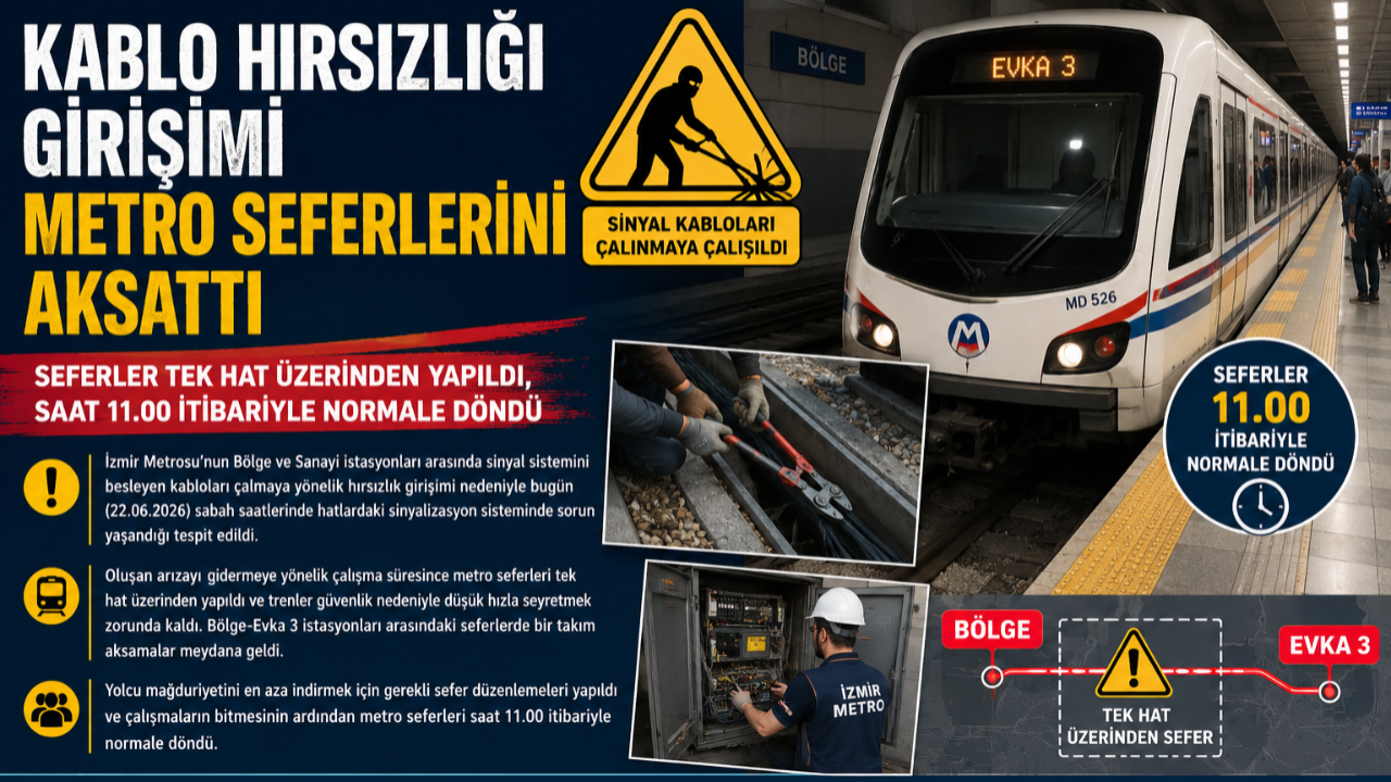 Hırsızlık Girişimi Seferleri Felç Etti