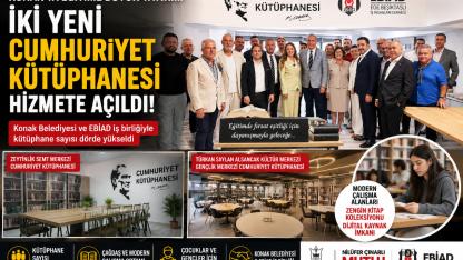 İki Yeni Cumhuriyet Kütüphanesi Hizmete Açıldı!