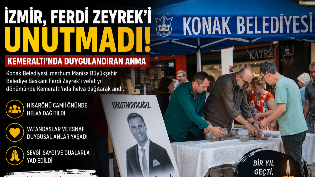 İzmir, Ferdi Zeyrek’i Unutmadı