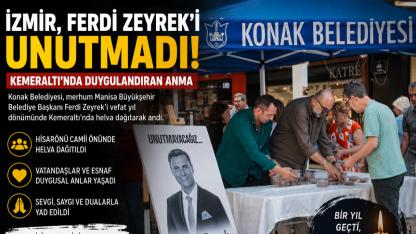 İzmir, Ferdi Zeyrek’i Unutmadı