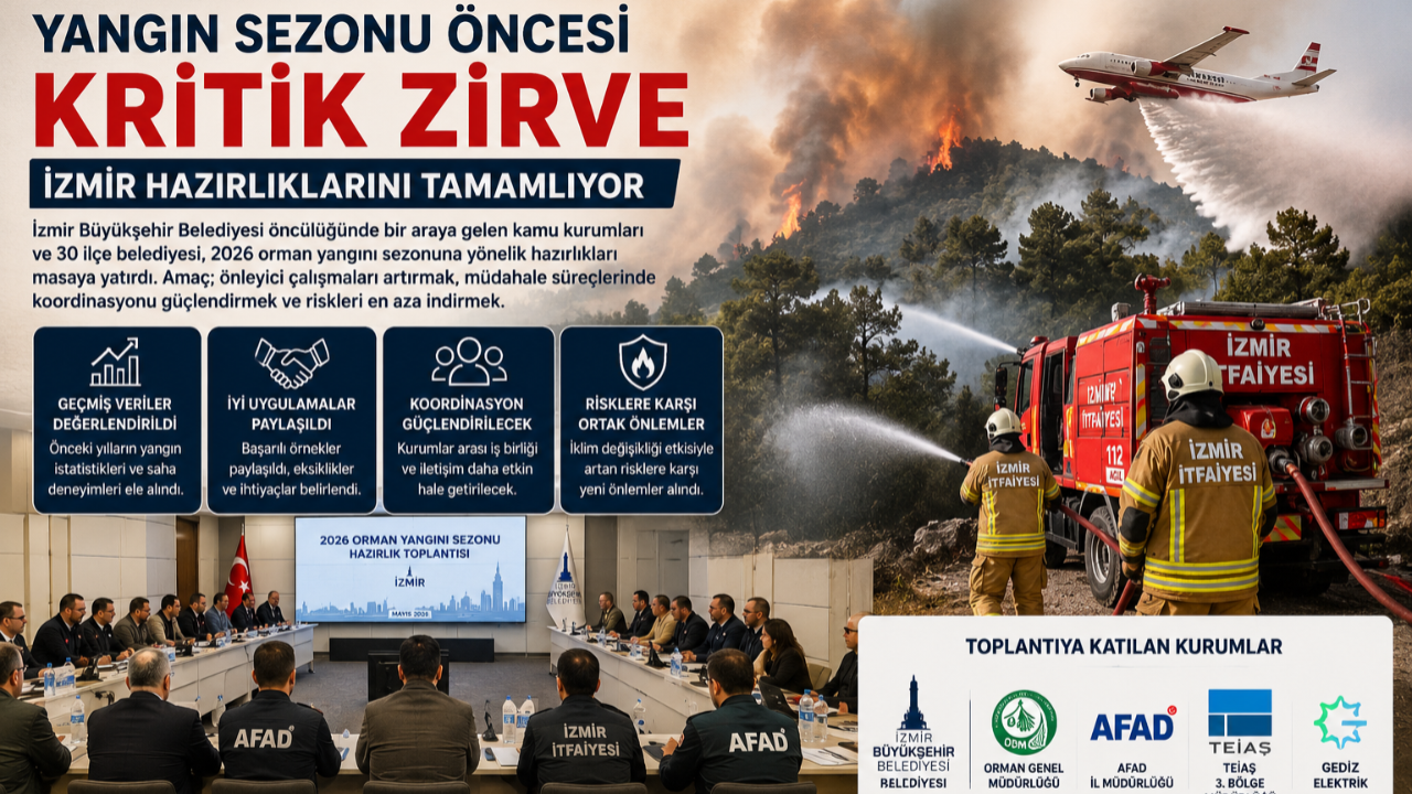 İzmir Yangın Alarmında