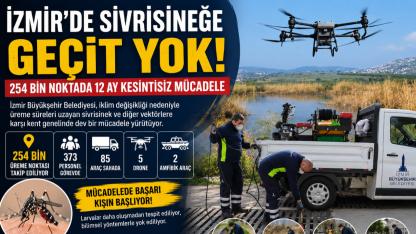 İzmir'de Sivrisineğe Karşı Alarmı