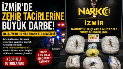 İzmir'de Zehir Tacirlerine Darbe