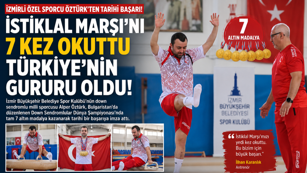 İzmirli Alper Öztürk Dünya Tarihi Yazdı