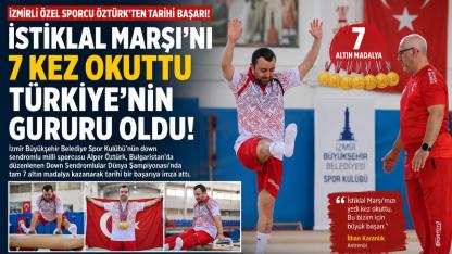 İzmirli Alper Öztürk Dünya Tarihi Yazdı