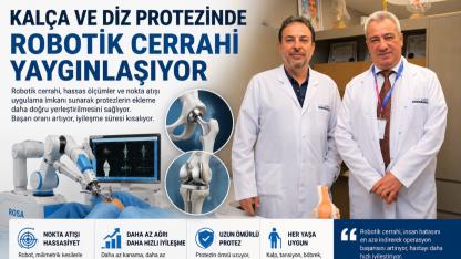 Kalça ve Diz Ameliyatlarında Milimetrik Hassasiyet
