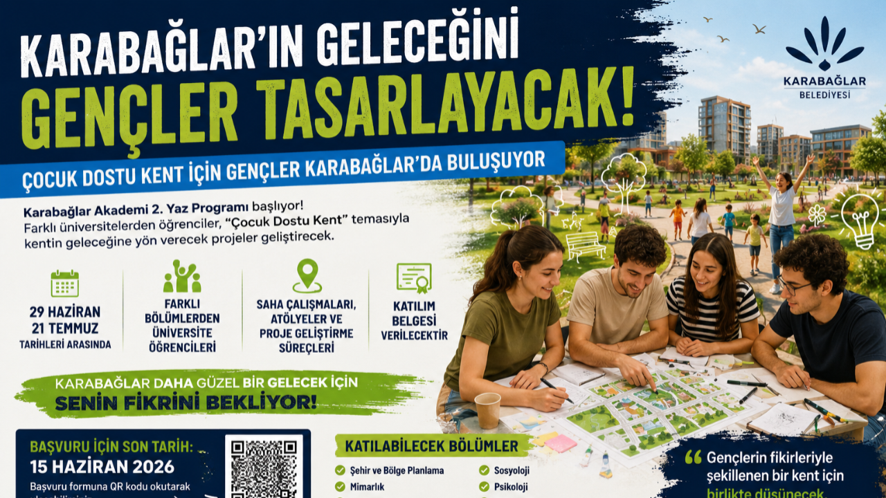 Karabağlar’da Genç Beyinler Kentin Geleceğini Tasarlayacak