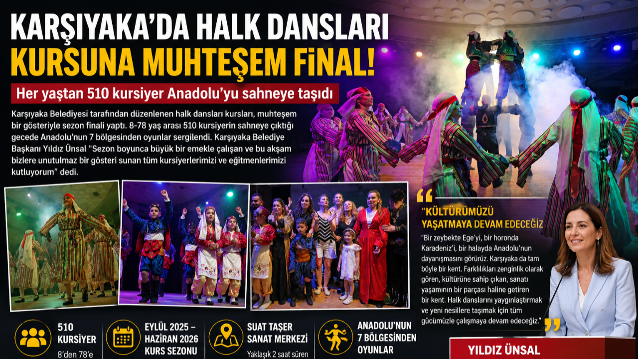 Karşıyaka’da Anadolu Rüzgârı Esti