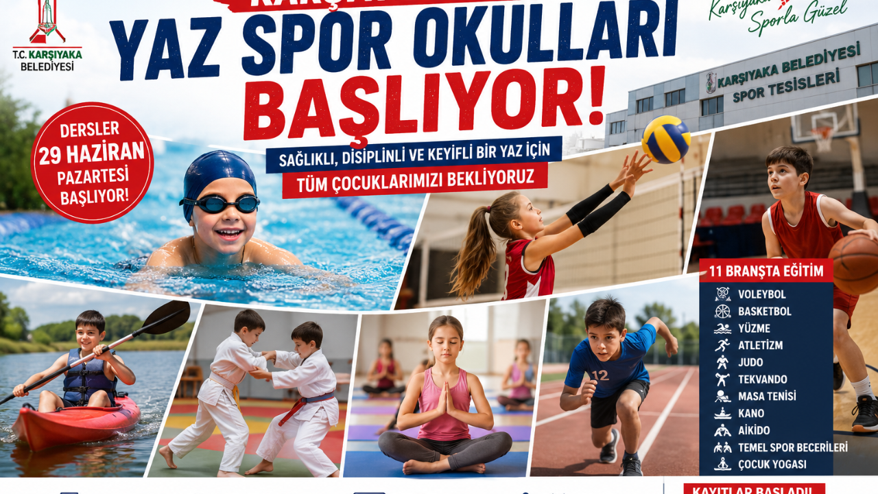 Karşıyaka’da Yaz Tatili Sporla Şekilleniyor