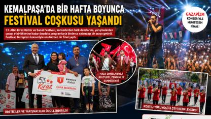 Kemalpaşa’da 53. Altın Kiraz Festivali Rekor Katılımla Tamamlandı!