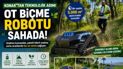 Konak’ta park bakımında teknoloji hamlesi