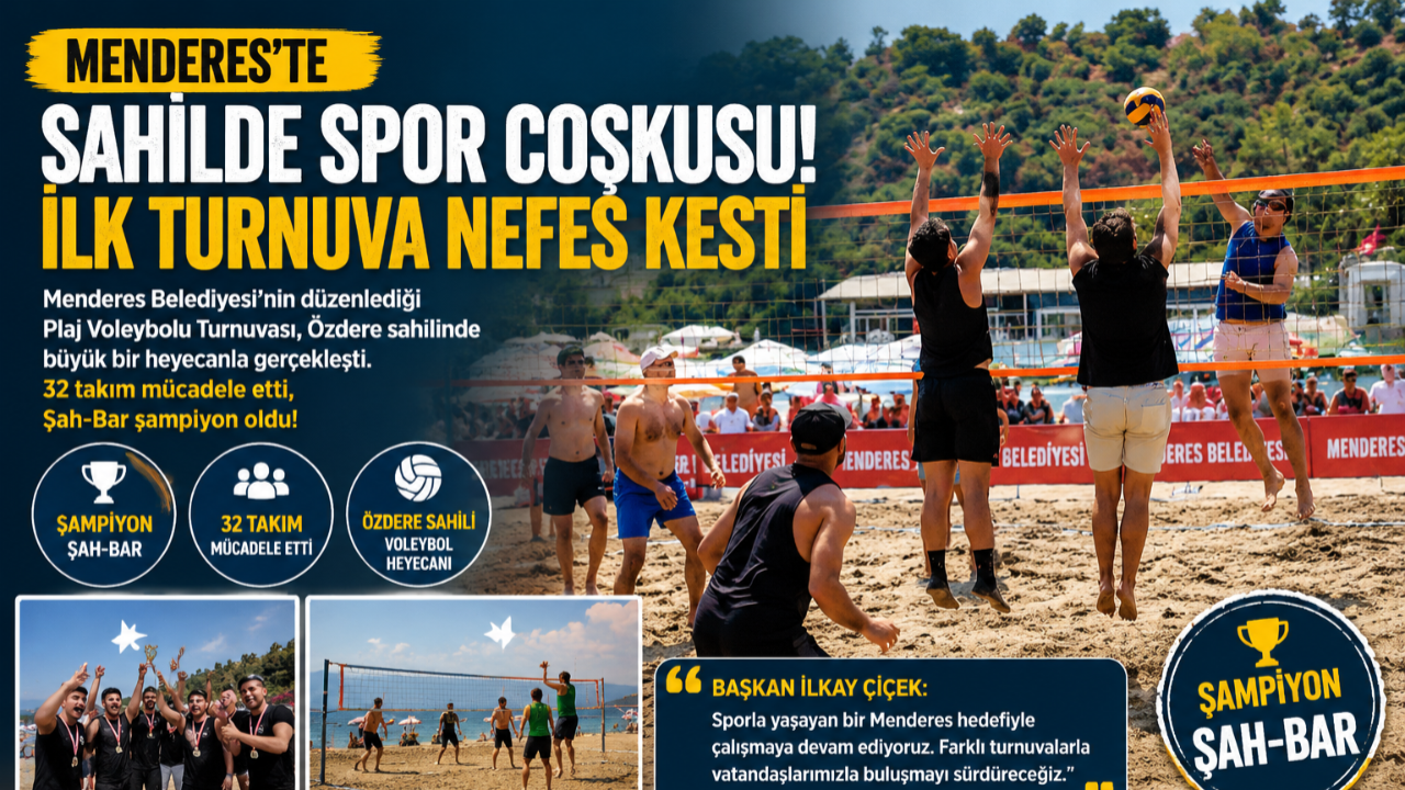 Menderes'te Kumlar Isındı, File Gerildi!