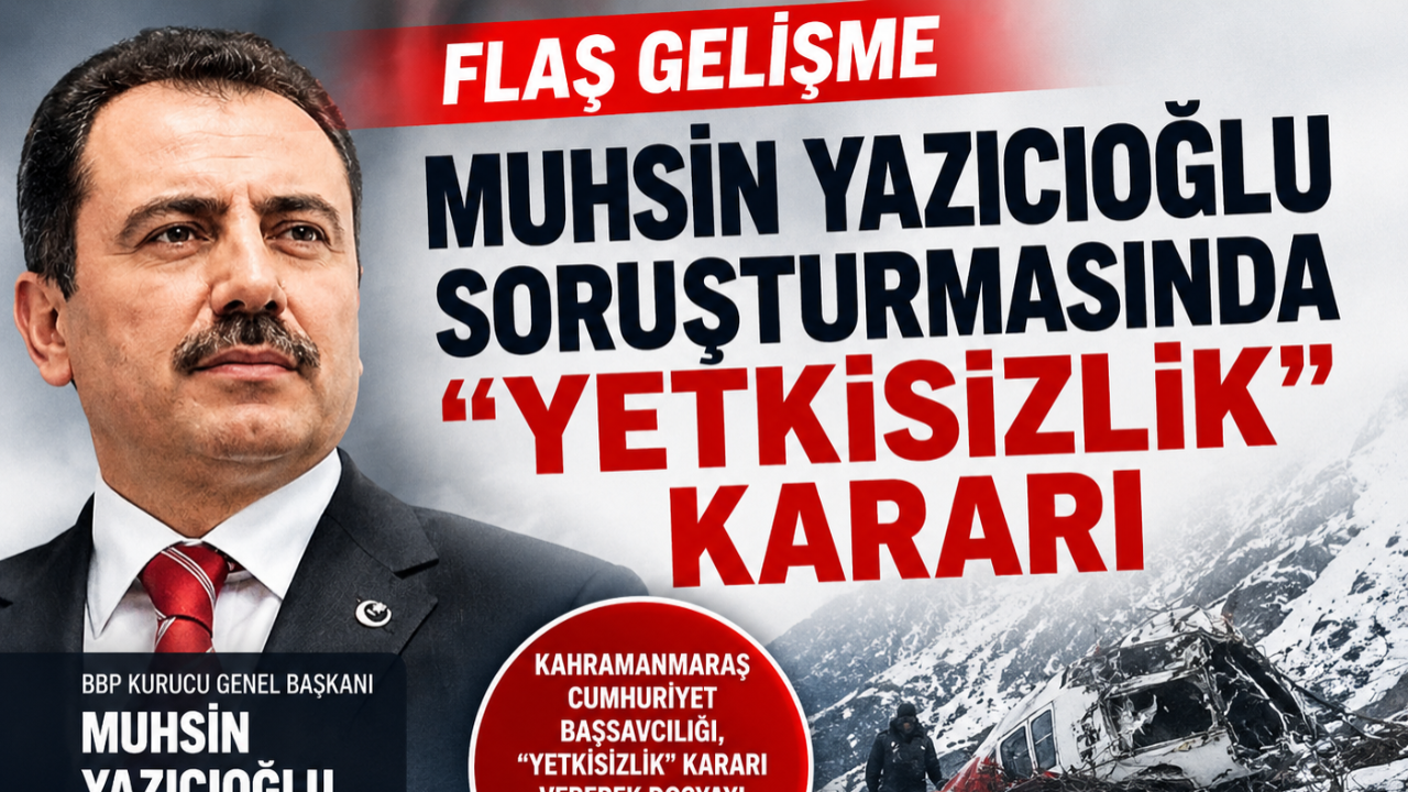 Muhsin Yazıcıoğlu Dosyasında Yeni Gelişme: